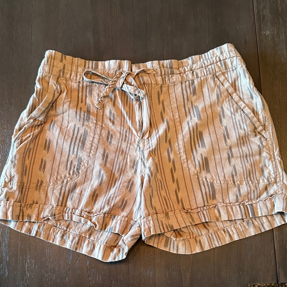 Prana Tan and Gray Women's Cargo Shorts